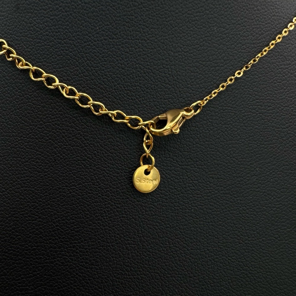 Golden Bloom Pearl Necklace - Picture 4 of 4